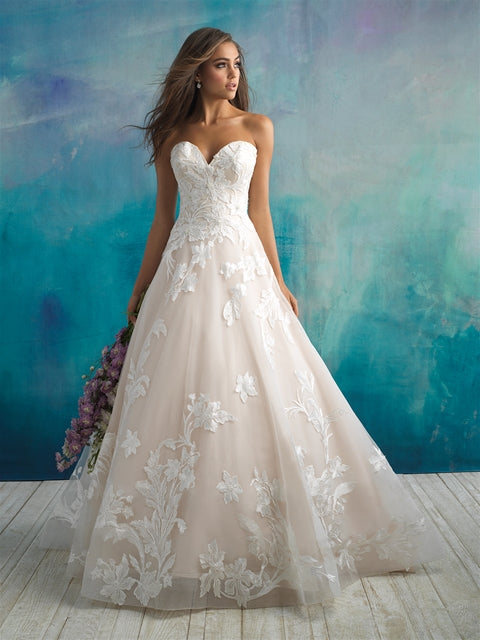 Allure blush wedding clearance dress